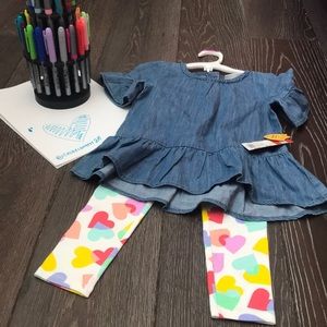 Girls toddler‘s outfit 🌈 ☁️